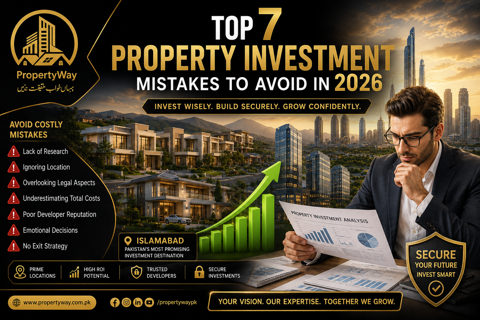 Top 7 Property Investment Mistakes to Avoid in Pakistan in 2026